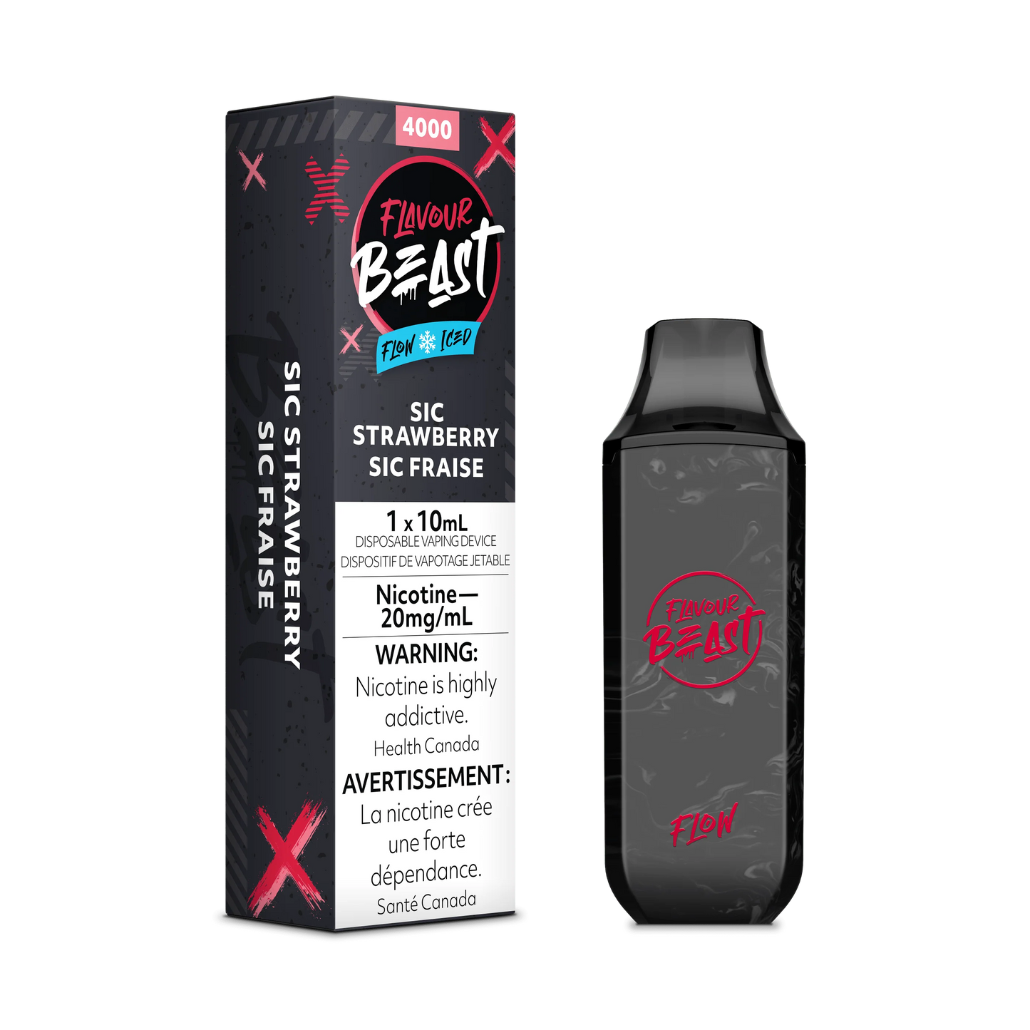 Flavour Beast flow 5000 Sic Strawberry Ice*