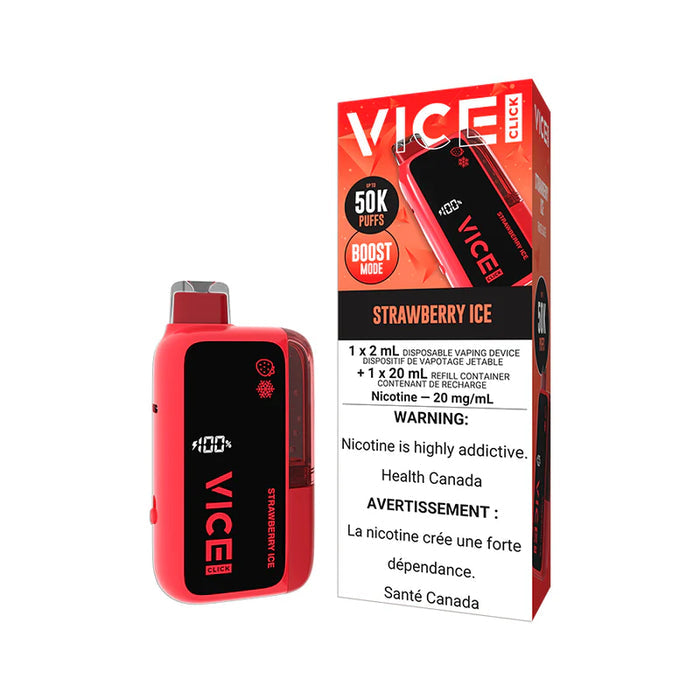 Vice Click 50k-Strawberry ice (provincial tax)