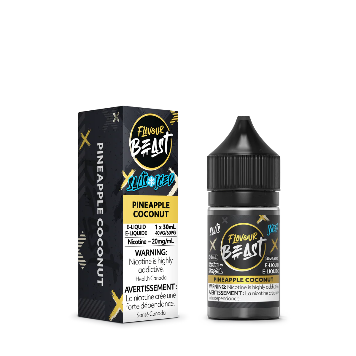 Flavour beast E-liquid- Pineapple coconut ice 20mg/30ml*