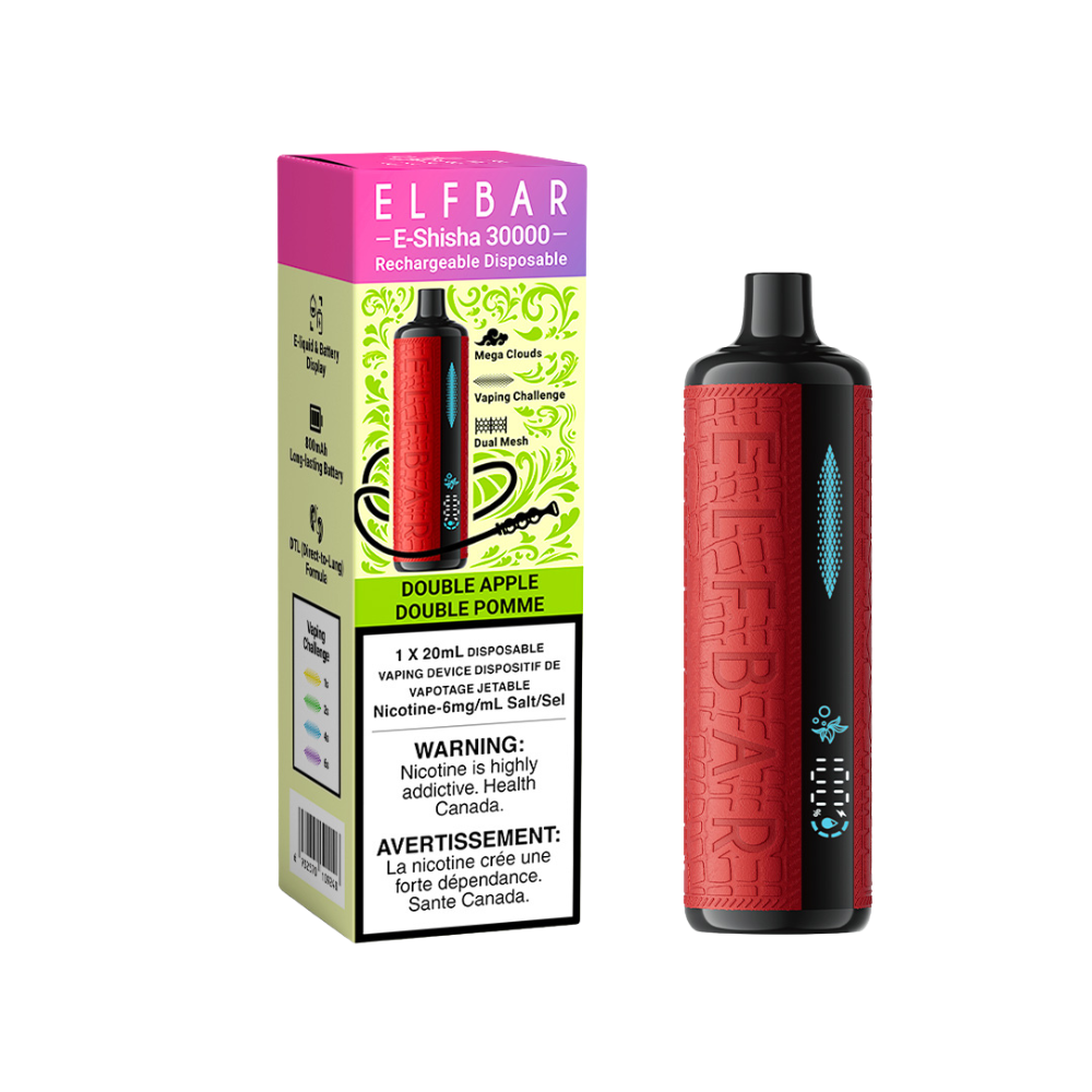 Elf Bar Shisha 30k -Double Apple(provincial tax)