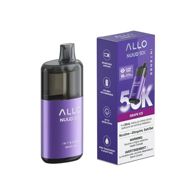 Allo Nuud 50k Grape ice (Provincial tax)