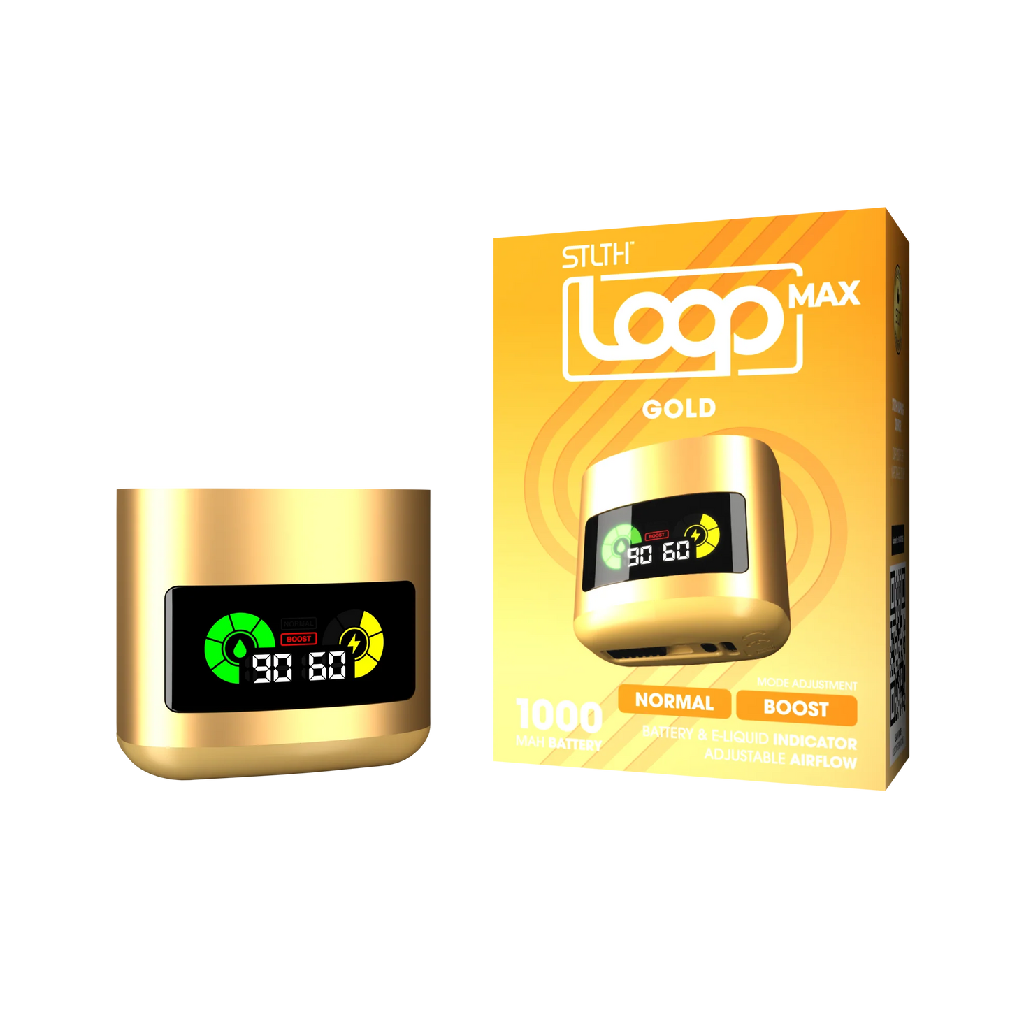 STLTh loop max Closed pod device - Gold color