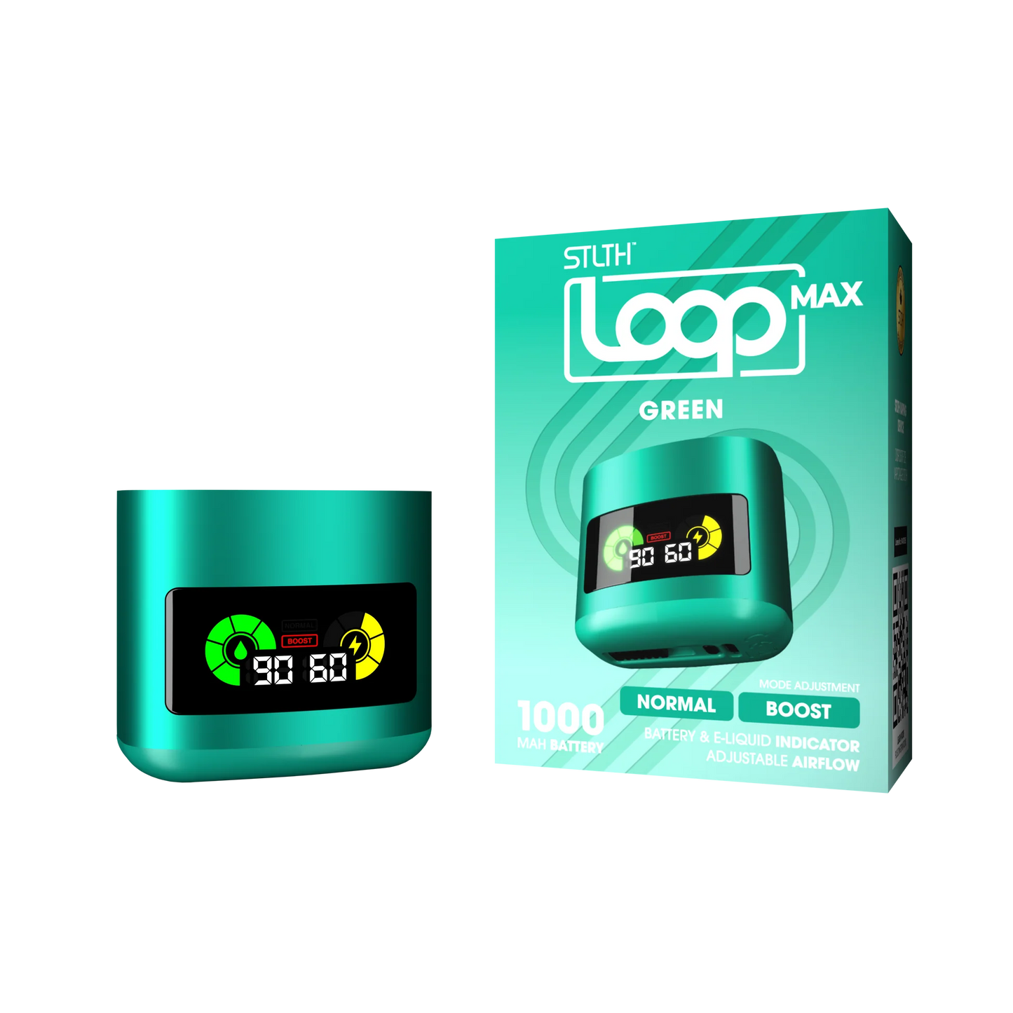 STLTh loop max Closed pod device - Green color
