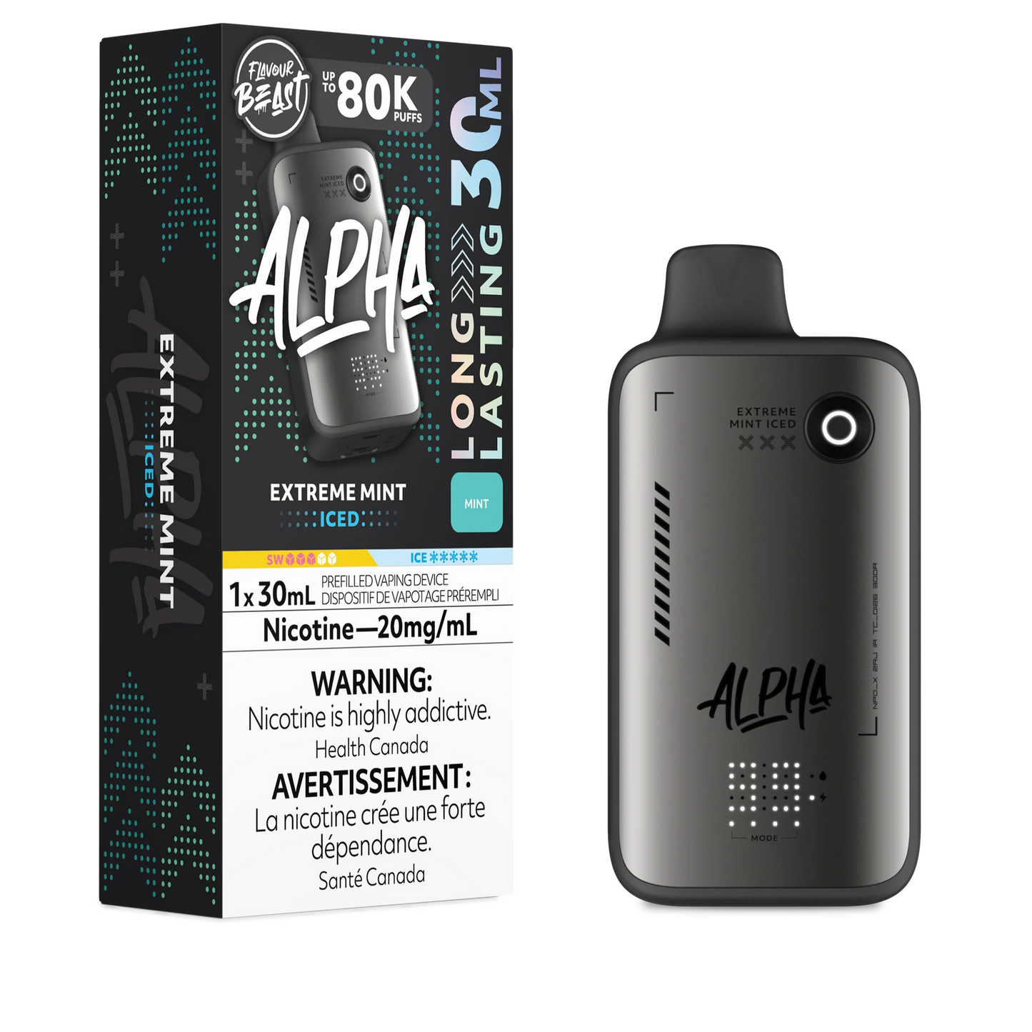 Flavour beast Alpha 80k Extreme Mint*