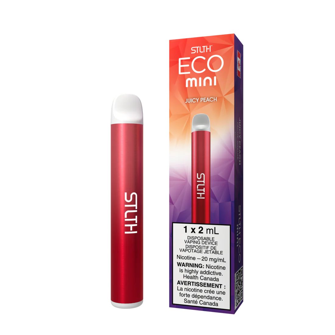 Stlth Eco Mini Juicy Peach (Provincial tax)