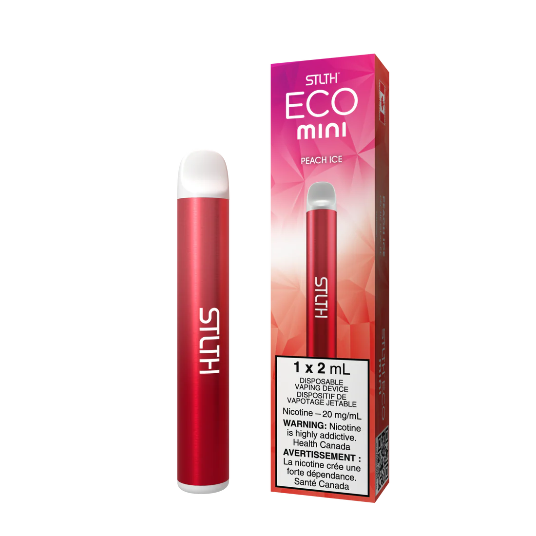 Stlth Eco Mini Peach Ice (Provincial tax)