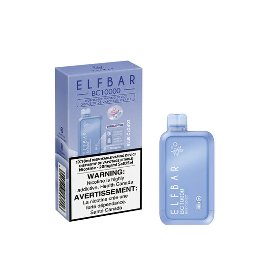 Elf bar bc 10000 Blueberry Cloudz (Provincial tax)