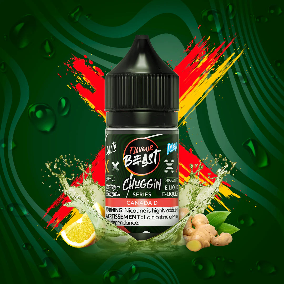 Flavour beast E-liquid- Chuggin Canada D 20mg/30ml(provincial tax)