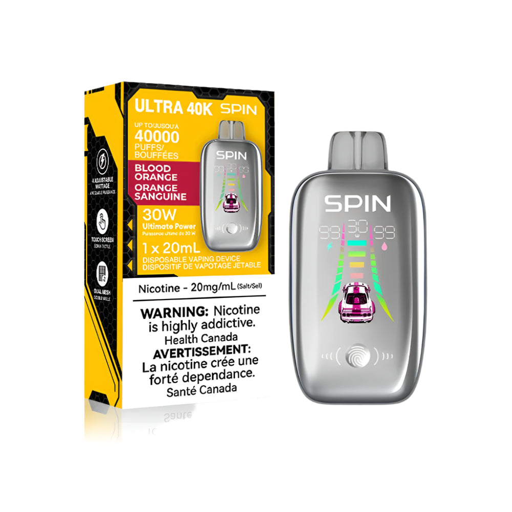 Spin Ultra 40k - Blood Orange (Provincial tax)