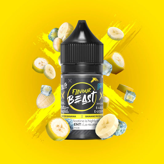 Flavour beast E-liquid- Bussin Banana Ice 20mg/30ml(provincial tax)