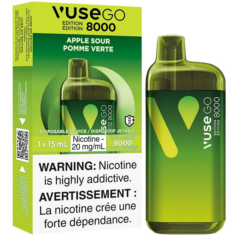 Vuse Go 8000 Apple Sour (Provincial Tax)