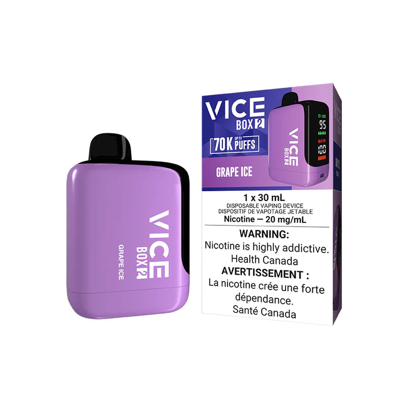 Vice Box 2 70k - Grape Ice (Provincial Tax)