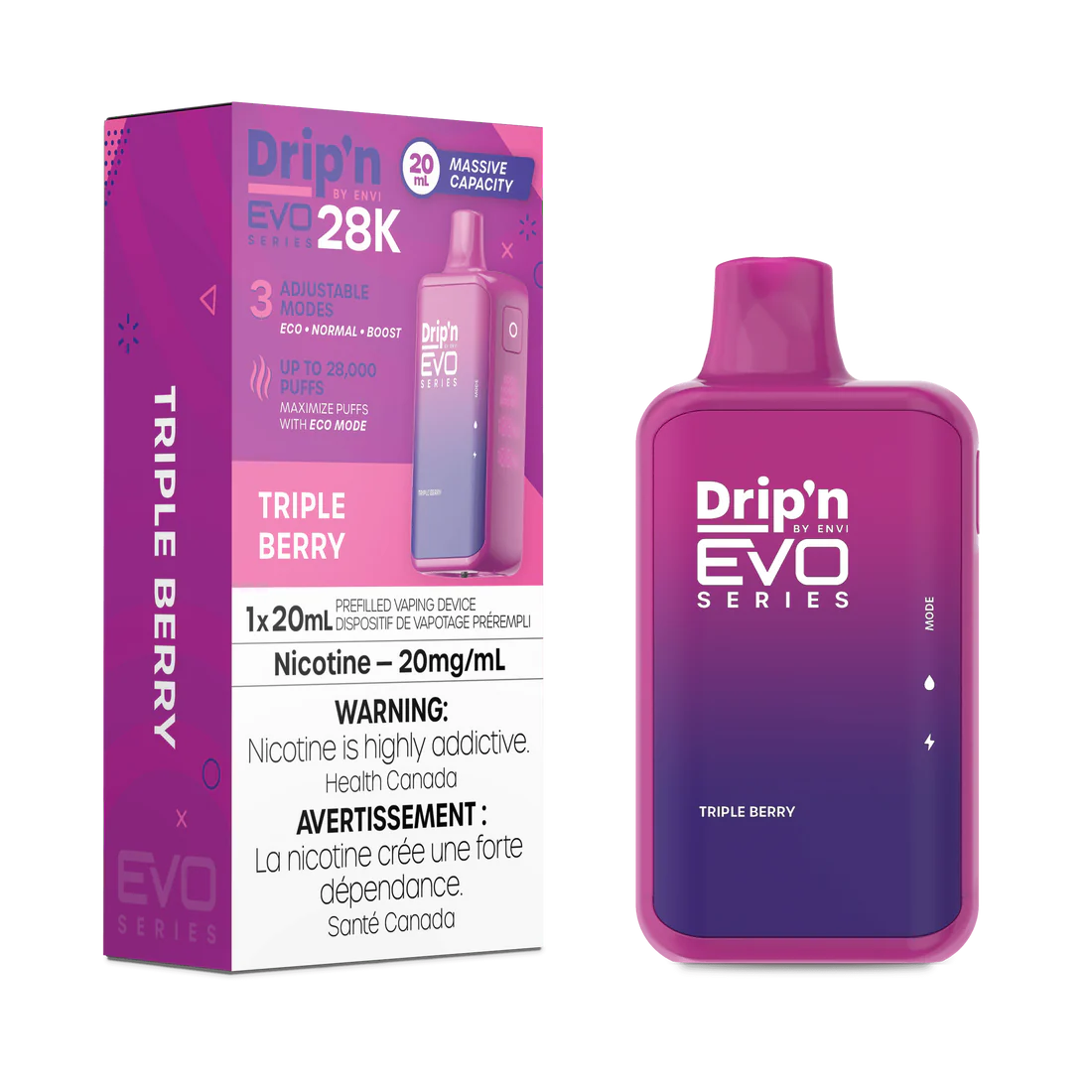 Dripn Evo 28000 Triple Berry (Provincial)