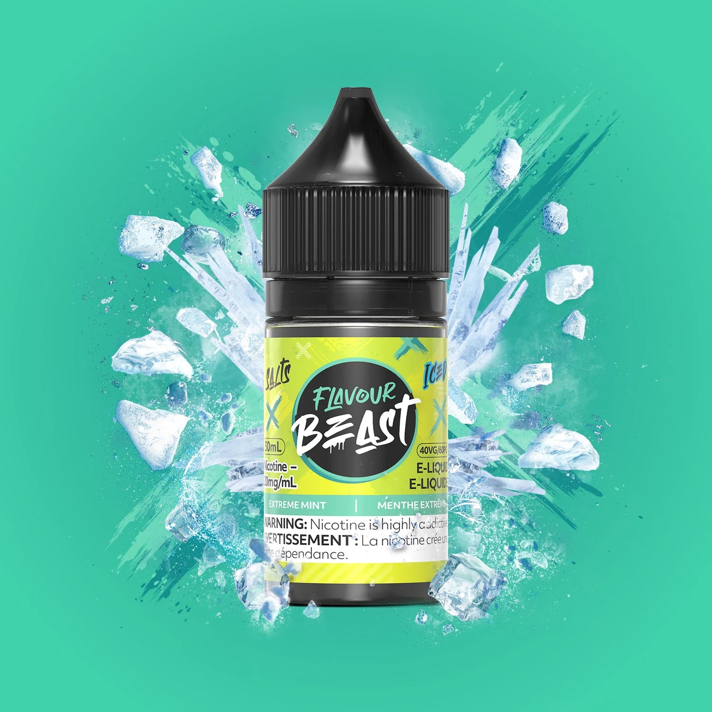 Flavour beast E-liquid- Extreme Mint 20mg/30ml(provincial tax)