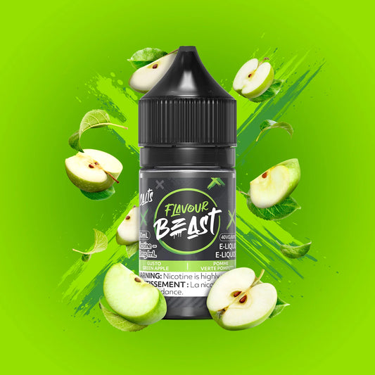 Flavour beast E-liquid- Gusto Green Apple 20mg/30ml(provincial tax)