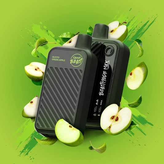 Flavour beast Beast mode max 18k puffs Gusto Green Apple (ProvincialTax)