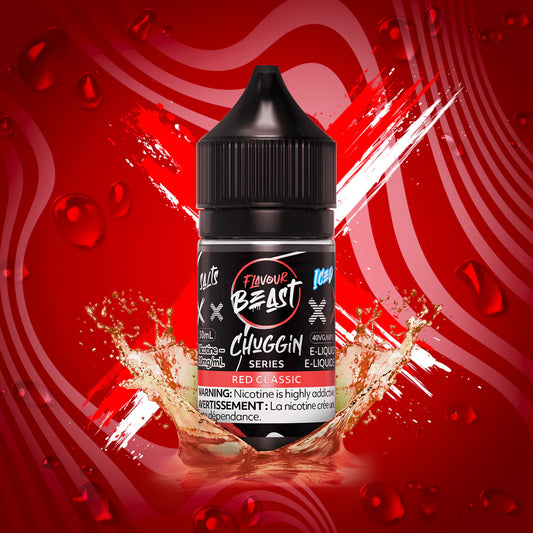 Flavour beast E-liquid- Chuggin Red Classic 20mg/30ml(provincial tax)