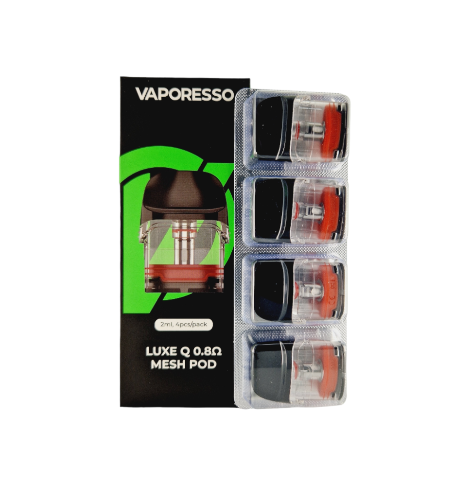 Vaporesso LUXE Q mesh pod 0.8 pack of 4(2mL)