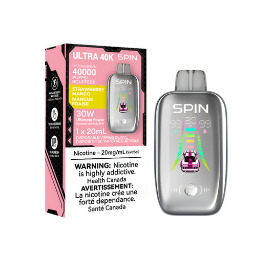 Spin Ultra 40k - Strawberry Mango (Provincial tax)