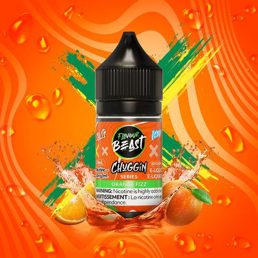 Flavour beast E-liquid- Chuggin Orange Fizz 20mg/30ml(provincial tax)