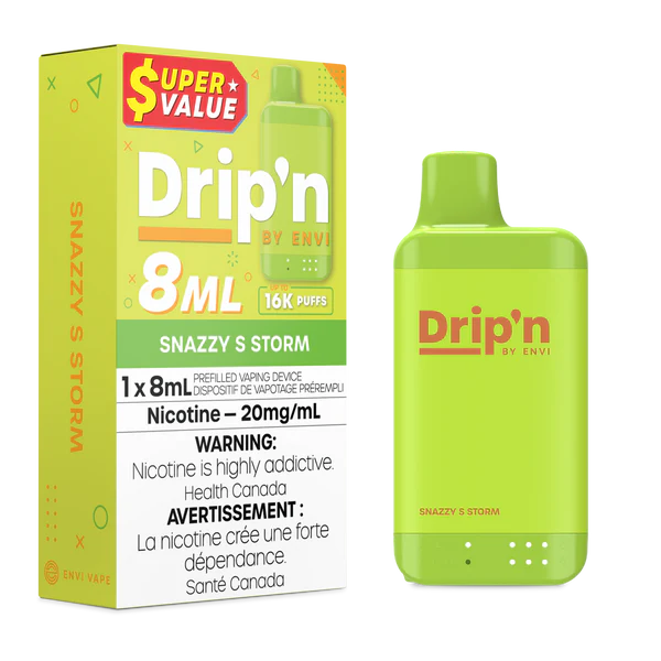 Drip’n by Envi 8ML - Snazzy S Storm 16k (Provincial Tax)