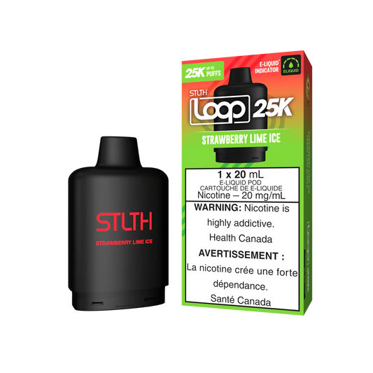 Stlth Loop 25k Strawberry Lime Ice (Provincial tax)