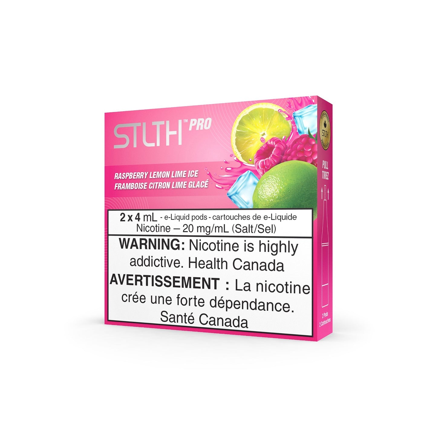 STLTh PRO Pods raspberry lemon lime ice