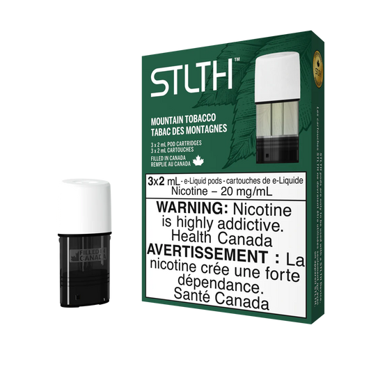 Stlth pod 3X2ml Mountain Tobacco (20mg/ml) (Provincial Tax)