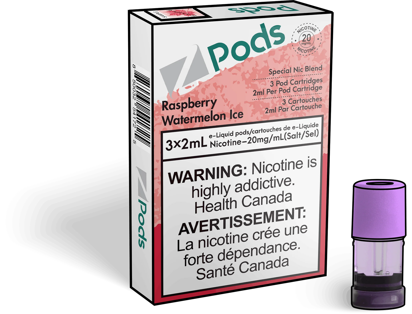 Zpods raspberry watermelon ice (Provincial)