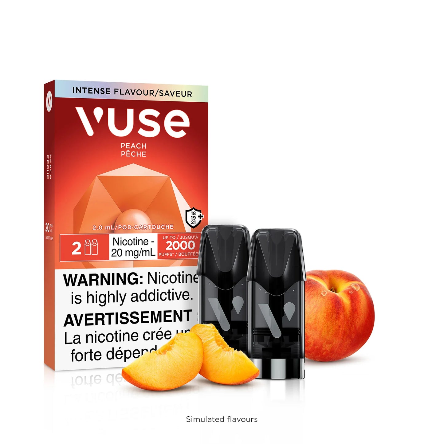 Vuse ePod 20mg Peach (Provincial tax)