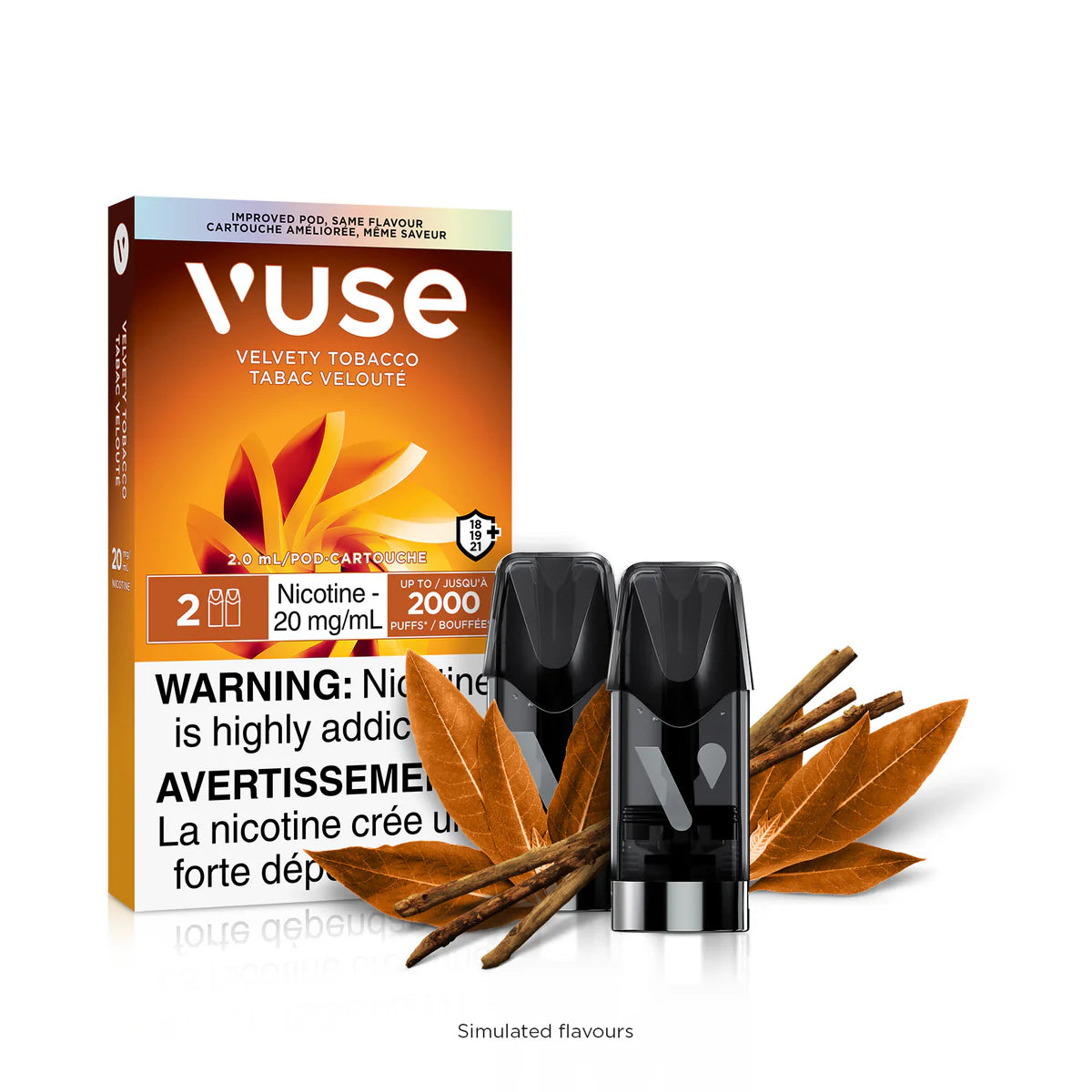 Vuse ePod 20mg Velvety Tobacco(Provincial tax)