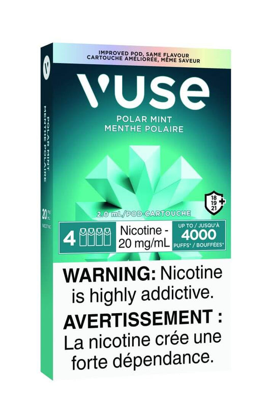 Vuse ePod 20mg Polar Mint 4pk (Provincial tax)