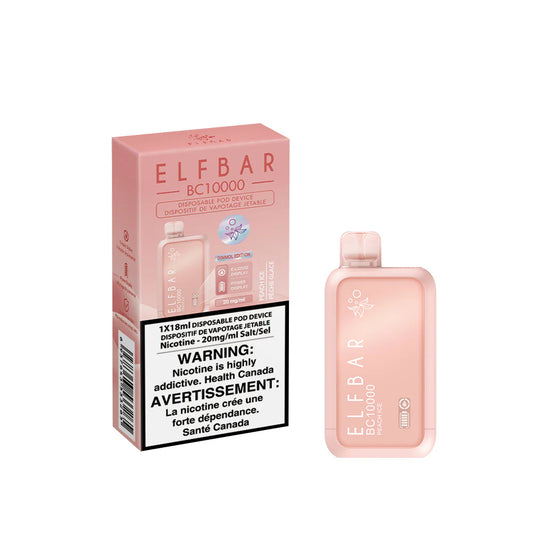 Elf bar bc 10000 peach ice (provincial tax)