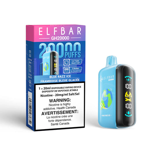 Elfbar GH 20000 Blue razz ice (provincial tax)