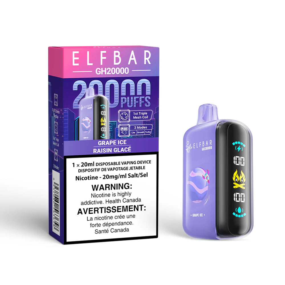 Elfbar GH 20000 Grape ice (provincial tax)