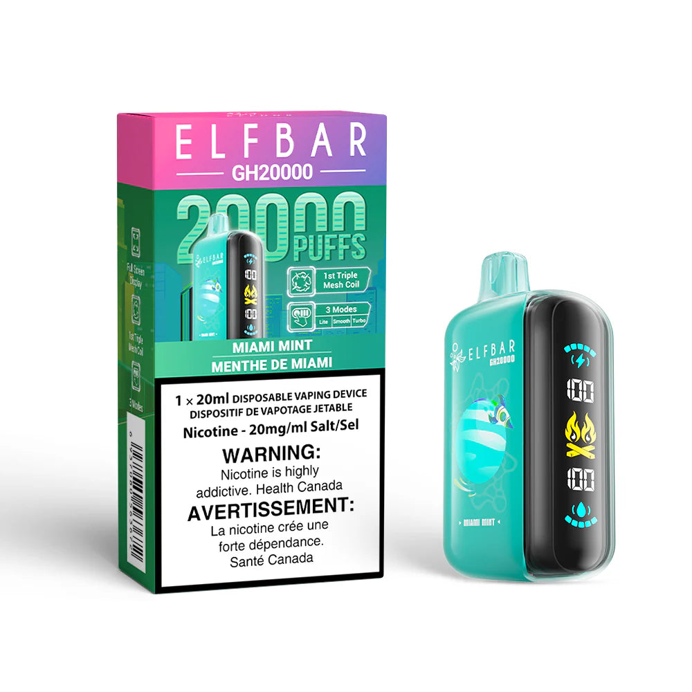 Elfbar GH 20000 Miami mint (provincial tax)