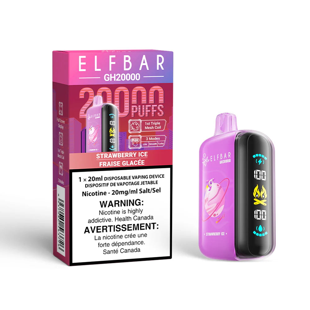 Elfbar GH 20000 Strawberry ice (provincial tax)