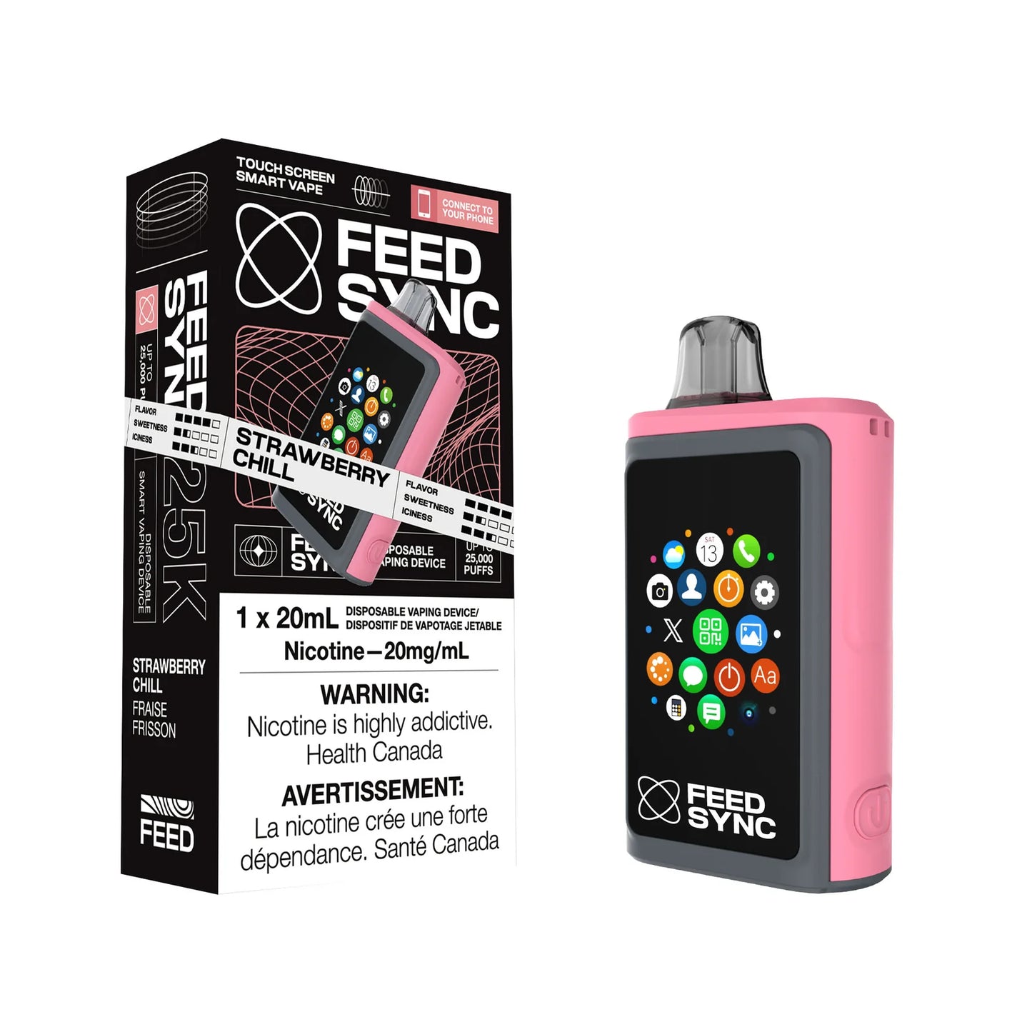 Feed Sync 25k strawberry chill (Provincial tax)