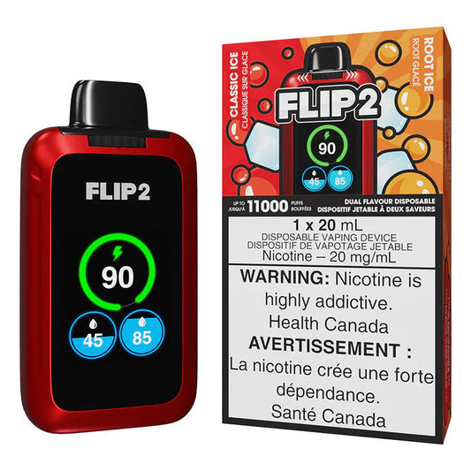 Flip2 11000 puffs Classic ice & Root ice(Provincial tax)