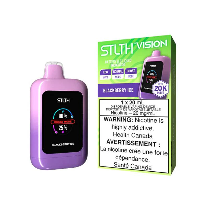 STLTh vision 20k puffs Blackberry ice(provincial tax)