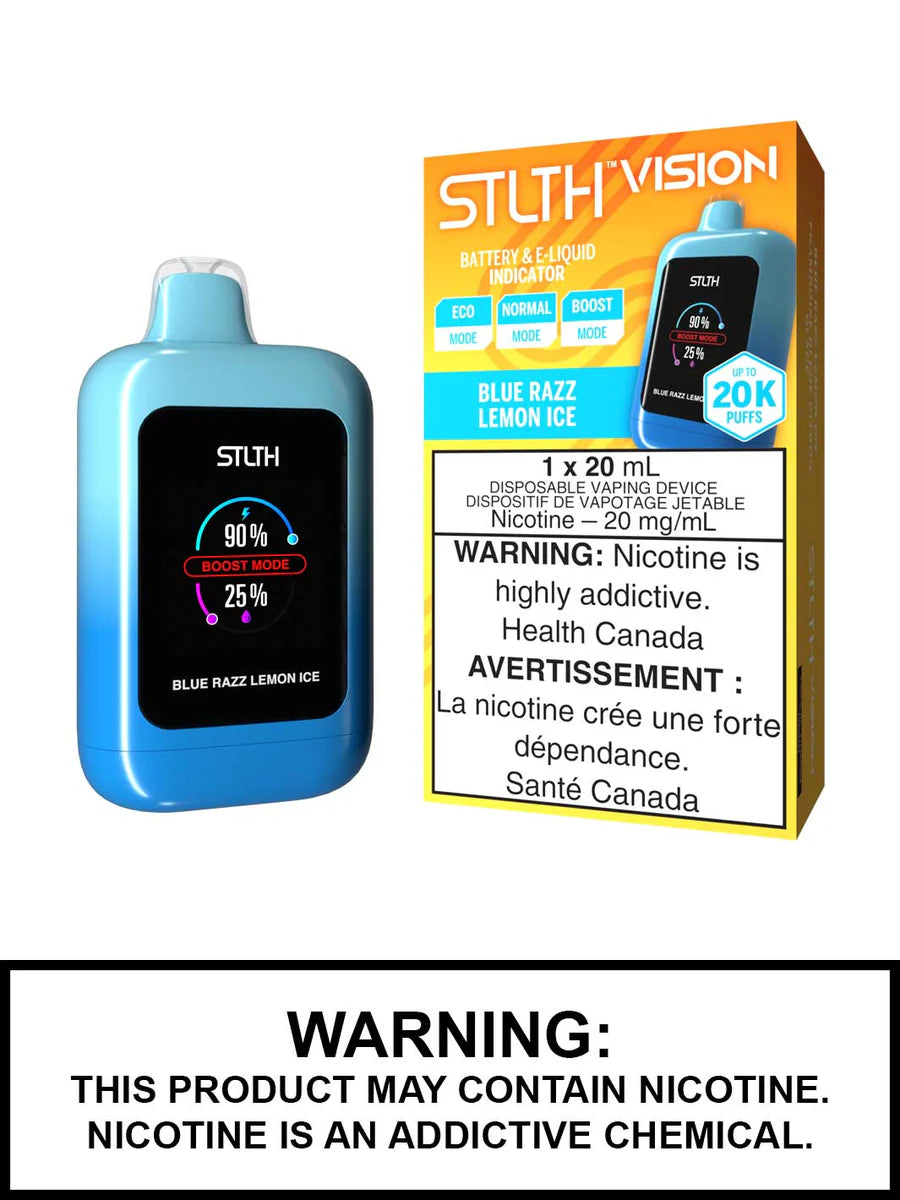 STLTh vision 20k puffs blue razz lemon ice (provincial tax)