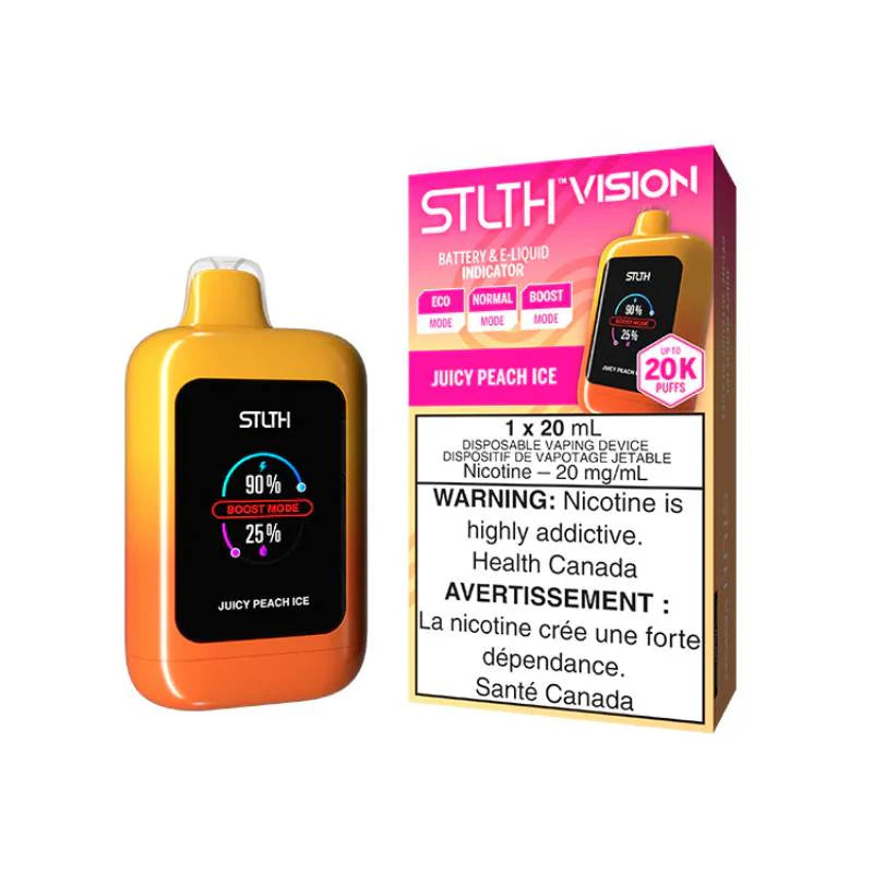 STLTh vision 20k puffs Juicy peach ice (provincial tax)