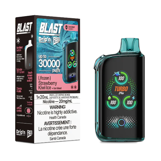 Dripn by Envi Fasta blast 30k Strawberry kiwi ice (Provincial tax)