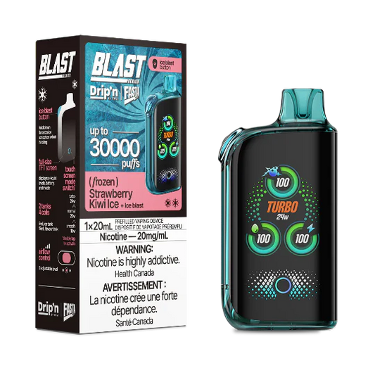 Dripn by Envi Fasta blast 30k Strawberry kiwi ice (Provincial tax)