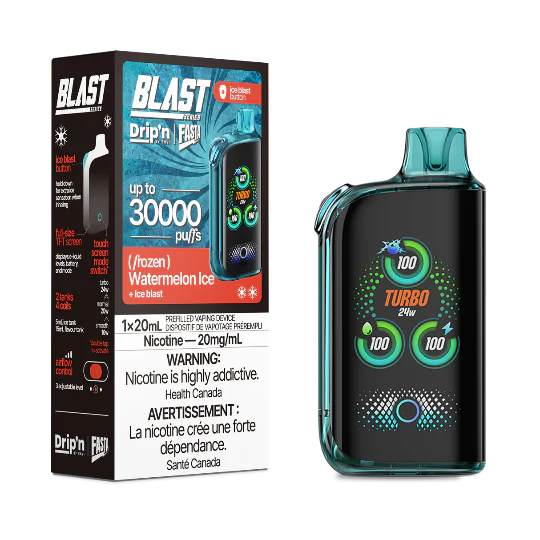 Dripn by Envi Fasta blast 30k Watermelon ice (Provincial tax)