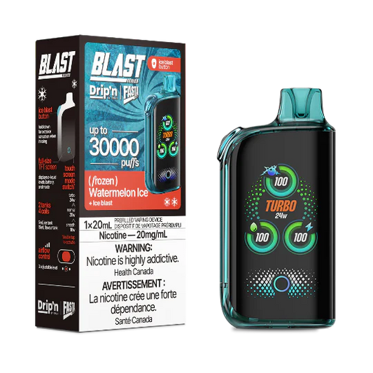 Dripn by Envi Fasta blast 30k Watermelon ice (Provincial tax)