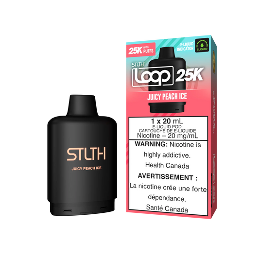 Stlth Loop 25k Juicy Peach Ice (Provincial tax)