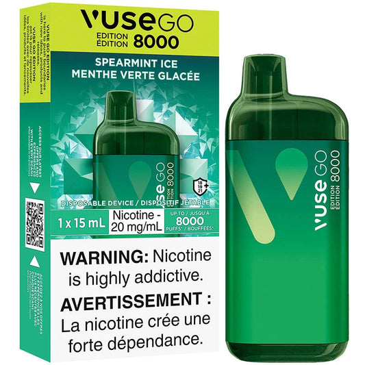 Vuse Go 8000 Spearmint Ice (Provincial Tax)