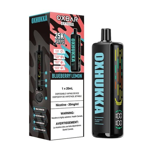 Oxbar Oxhukka 25000 Blueberry Lemon (Provincial tax)