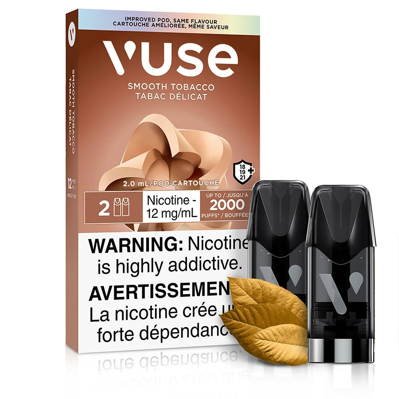 Vuse ePod 12mg Smooth Tobacco (Provincial tax)